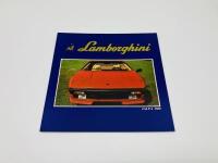 LAMBORGHINI: A sales brochure for the Jalpa [Location: Sydney]