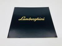 LAMBORGHINI: A sales brochure for a Countach Quattrovalvole [Location: Sydney]