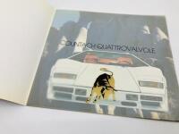 LAMBORGHINI: A sales brochure for a Countach Quattrovalvole [Location: Sydney] - 2