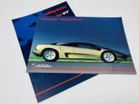 LAMBORGHINI: A pair of sales brochures for the Diablo VT [Location: Sydney]