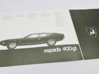 LAMBORGHINI: A sales brochure covering the Espada & Jarama [Location: Sydney] - 3