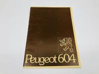 PEUGEOT: A Sales Brochure for the 604 model range [Location: Sydney]