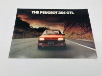 PEUGEOT: A Sales Brochure for the 205 GTi produced for the Australian market [Location: Sydney]