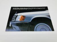 MERCEDES-BENZ: A Sales Brochure for the W201 model range [Location: Sydney]