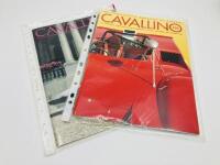 CAVALLINO: A collection of 68 issues from Issue No. 20-102 (incomplete), in good condition [Location: Sydney]