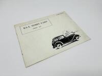 B.S.A: A group of three Sales Brochures for the Scout and Ten models [Location: Sydney] - 7