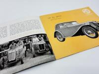 MG: A group of four Sales Brochures for the Midget J-type, P-type and T-type models [Location: Sydney] - 6