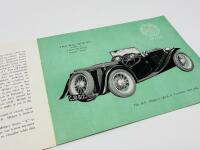 MG: A group of four Sales Brochures for the Midget J-type, P-type and T-type models [Location: Sydney] - 8