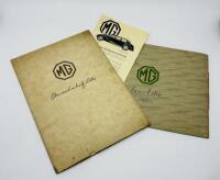 MG: A pair of Sales Brochures for the VA and SA models [Location: Sydney]
