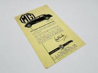 MG: A pair of Sales Brochures for the VA and SA models [Location: Sydney] - 7