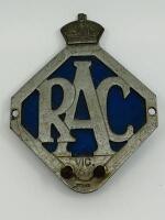 CAR BADGE: An RACV badge [Location: Sydney]