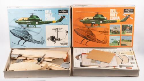 BELL HUEY COBRA: A German made, Schluter Bell Huey Cobra radio controlled helicopter model kit