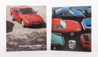 PORSCHE BROCHURES: Two Porsche brochures from the late 1970s