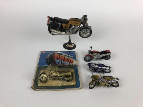 DIECAST: Assortment of 5 Honda diecast bikes, c1970s.