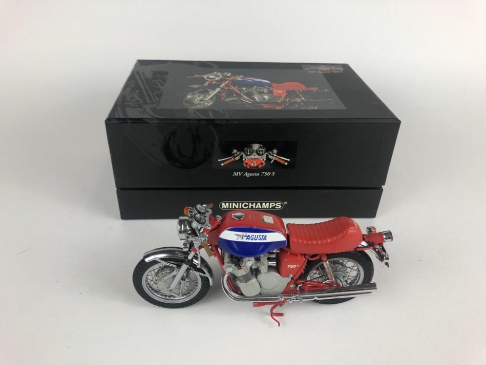 DIECAST: Minichamps 1/12 MV Agusta 750 S, mint boxed. - Price Estimate: $ -  $