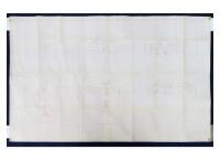 PORSCHE 917: A very large 1971 dated designated 'Rennsportwagen Typ 917' blueprint diagram of Porsche 917 mechanicals, numbered '917.003.501.01' to lower right corner and written in pencil also '917.003.507.10'