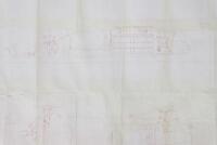 PORSCHE 917: A very large 1971 dated designated 'Rennsportwagen Typ 917' blueprint diagram of Porsche 917 mechanicals, numbered '917.003.501.01' to lower right corner and written in pencil also '917.003.507.10' - 3