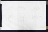 PORSCHE 917: A very large 1971 dated designated 'Rennsportwagen Typ 917' blueprint diagram of Porsche 917 mechanicals, numbered '917.003.501.01' to lower right corner and written in pencil also '917.003.507.10' - 5