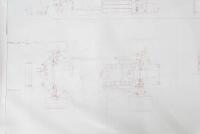 PORSCHE 917: A very large 1971 dated designated 'Rennsportwagen Typ 917' blueprint diagram of Porsche 917 mechanicals, numbered '917.003.501.01' to lower right corner and written in pencil also '917.003.507.10' - 6