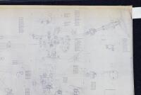 PORSCHE 906: A very large, 1966 dated, designated Porsche 906 - front axle&nbsp;with steering and brake assembly 1:1 scale blueprint diagram, with number '906.340.011.00' noted lower right corner, - 8