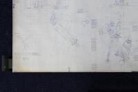 PORSCHE 906: A very large, 1966 dated, designated Porsche 906 - front axle&nbsp;with steering and brake assembly 1:1 scale blueprint diagram, with number '906.340.011.00' noted lower right corner, - 10