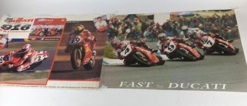 DUCATI: One Jason McEwan and Shawn Giles Ducati 916 Superbike Poster, One FAST by DUCATI (3 riders in photo) Poster