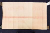PORSCHE 917: A very large 1971&nbsp;dated designated 'Rennsportwagen&nbsp;Typ 917', 1:4 scale blueprint diagram of Porsche 917 mechanicals, numbered '917.003.504.01' to lower right corner, 1.14m high, 1.87m wide