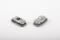 AUTOSCULPT: Two resin, 1:87 scale, Autosculpt Porsche models, includes a Porsche 356 and a Porsche 550 RS Spyder