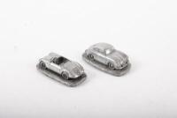 AUTOSCULPT: Two resin, 1:87 scale, Autosculpt Porsche models, includes a Porsche 356 and a Porsche 550 RS Spyder - 2