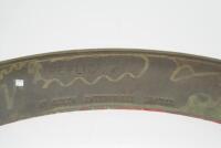 FLYING SCOTSMAN: A large life size replica of the 'Flying Scotsman' name plate, 143cm wide - 3