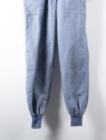 RACING SUIT: A Linea Sport racing suit used by Alan Hamilton, two cloth patches to right shoulder, one patch to left shoulder, size 52 - 3