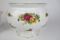 PORCELAIN: A Sadler teapot and Royal Albert &lsquo;Old Country Roses&rsquo; potpourri bowl - 4