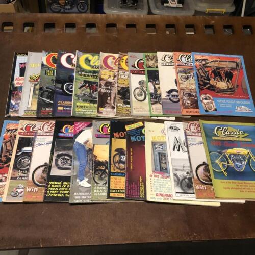 MAGAZINE: Twenty-four miscellaneous issues of Classic Motorcycling Magazines