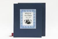 VICTORIA: 'WHEELS IN VICTORIA 1824-1984' limited edition blue cloth hardcover book, numbered '2003' of 4000 copies, signed by editors Harold Paynting and Malcolm Grant, also has written personal message from Alan Hamilton to Norman Hamilton