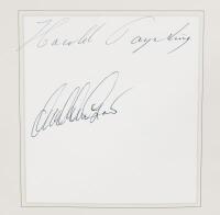 VICTORIA: 'WHEELS IN VICTORIA 1824-1984' limited edition blue cloth hardcover book, numbered '2003' of 4000 copies, signed by editors Harold Paynting and Malcolm Grant, also has written personal message from Alan Hamilton to Norman Hamilton - 3
