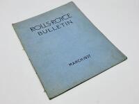 ROLLS-ROYCE: A copy of the March 1937 issue of the Rolls-Royce Bulletin, together with period road tests for various models including the Phantom III [Location: Sydney] - 4