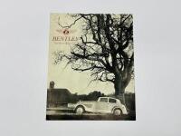 BENTLEY: A Sales Brochure for the 3 &frac12; Litre model range, together with a period road test from The Autocar of the 4 &frac12; Litre and a quantity of three double-sided brochures for various models [Location: Sydney] - 9