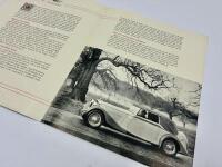 BENTLEY: A Sales Brochure for the 3 &frac12; Litre model range, together with a period road test from The Autocar of the 4 &frac12; Litre and a quantity of three double-sided brochures for various models [Location: Sydney] - 10
