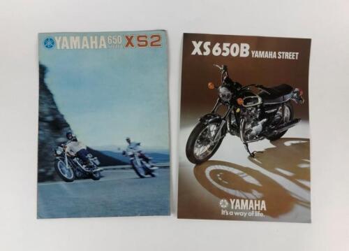 YAMAHA: Two original Yamaha XS2 650 and XS650B colour sales brochures
