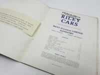 RILEY: A Sales Brochure for the 12 and 16 models, together with a Brochure for the annual model lineup and a Cameron Motors Limited Brochure [Location: Sydney] - 7