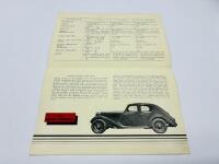 RILEY: A Sales Brochure for the 12 and 16 models, together with a Brochure for the annual model lineup and a Cameron Motors Limited Brochure [Location: Sydney] - 12