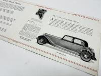 ROVER: Two Sales Brochures for the 1935 14 and for the P5 3-litre [Location: Sydney] - 3