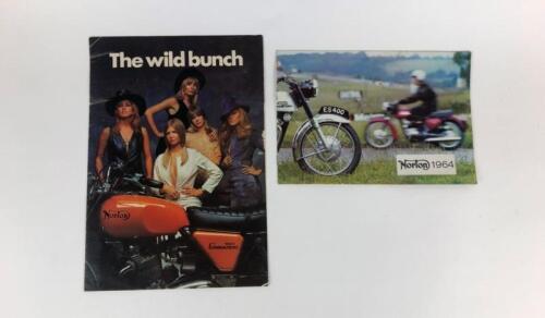 NORTON: Two original Norton 1970 Range and 1964 Range colour sales brochure