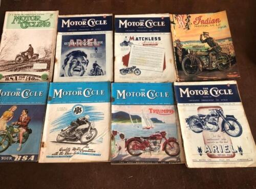 MAGAZINES: Seven issues of 'The Motorcyle' Magazine and one Indian Motorcycle magazine