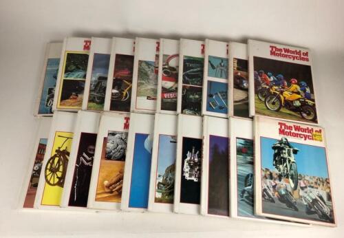 BOOKS: 20 volumes of 'The World of Motorcycles' missing volume #1 and #3