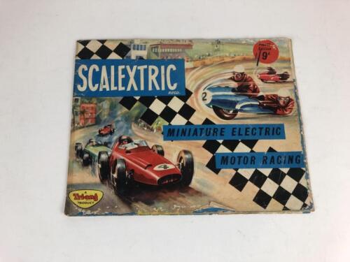 SCALEXTRIC: One original Scalextric 1960s GP cars and sidecars colour sales catalogue