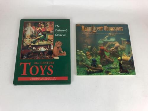 BOOKS: Two books, The Collectors guide to 20th Century Toys - James Opie and Magnificent Obsessions - Mitch Tuchman