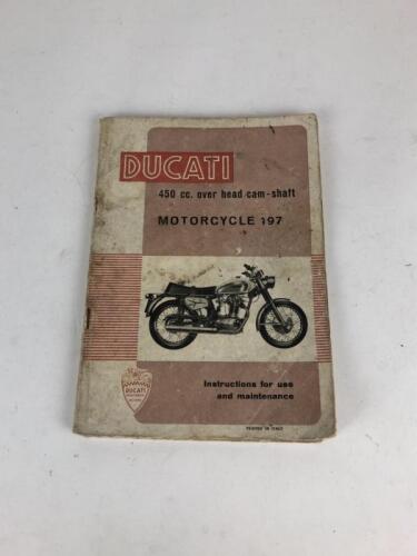 DUCATI: One original Ducati 450 Single 1970 Maintenance Manual