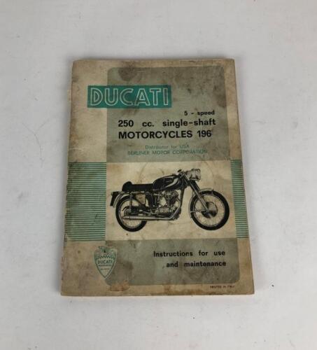 DUCATI: One original Ducati 250 Singles 1964 Maintenance Manual