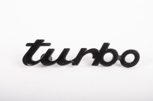 930 TURBO: A Porsche 930 Turbo badge